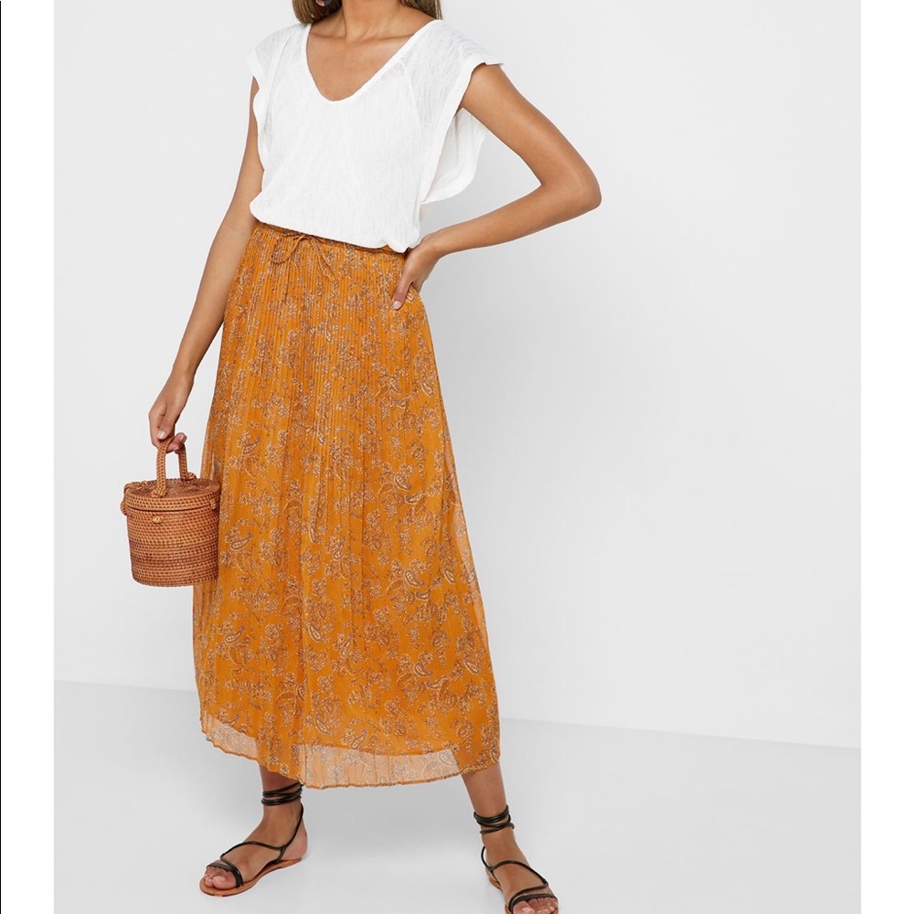 NWT, Mango, suit, floral midi skirt